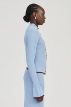 Load image into Gallery viewer, BOUND KNIT CARDIGAN | HAZE &amp; COCOA | THIRD FORM