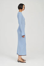 Load image into Gallery viewer, BOUND KNIT LS DRESS | HAZE &amp; COCOA | THIRD FORM