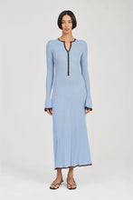 Load image into Gallery viewer, BOUND KNIT LS DRESS | HAZE &amp; COCOA | THIRD FORM