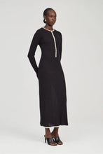 Load image into Gallery viewer, BOUND KNIT LS DRESS | SOOT &amp; SHELL | THIRD FORM