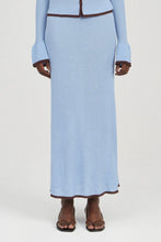 Load image into Gallery viewer, BOUND KNIT SKIRT | HAZE &amp; COCOA | THIRD FORM