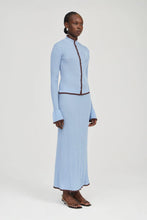 Load image into Gallery viewer, BOUND KNIT SKIRT | HAZE &amp; COCOA | THIRD FORM