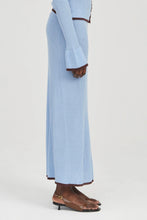 Load image into Gallery viewer, BOUND KNIT SKIRT | HAZE &amp; COCOA | THIRD FORM