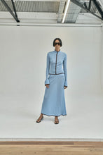 Load image into Gallery viewer, BOUND KNIT SKIRT | HAZE &amp; COCOA | THIRD FORM