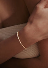 Load image into Gallery viewer, Aspen Tennis Bracelet Gold | Saint Valentine