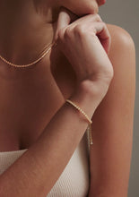 Load image into Gallery viewer, Aspen Tennis Bracelet Gold | Saint Valentine