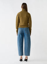 Load image into Gallery viewer, Incline Funnel Cardigan Khaki / Esmaee