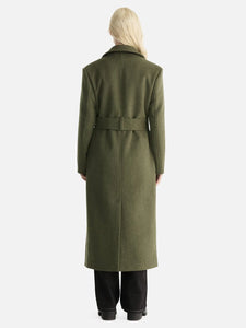 Madison Wool Coat - Forest / Ena Pelly