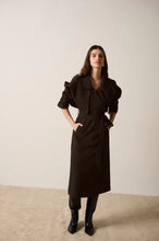 Load image into Gallery viewer, Metro Trench Coat Chocolate / Esmaee