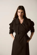 Load image into Gallery viewer, Metro Trench Coat Chocolate / Esmaee