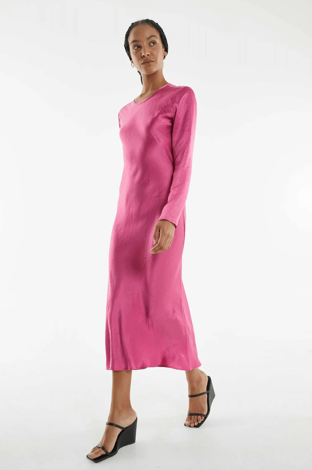 Crush Bias LS Dress, Watermelon | Third Form