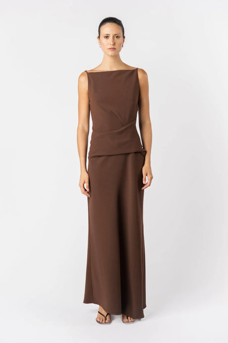 Dégagé Dress, Moccona | One Fell Swoop