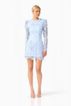 Load image into Gallery viewer, Magnella Long Sleeve Dress Blue / Elliatt