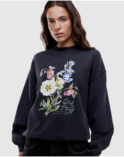 Load image into Gallery viewer, Vintage Bouquet Sweatshirt Vintage Black | Ena Pelly