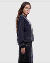 Load image into Gallery viewer, Vintage Bouquet Sweatshirt Vintage Black | Ena Pelly