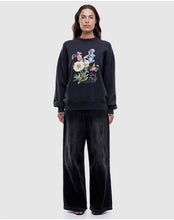 Load image into Gallery viewer, Vintage Bouquet Sweatshirt Vintage Black | Ena Pelly