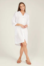 Load image into Gallery viewer, Island Shirt Dress, Blanc | Primness