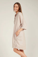 Load image into Gallery viewer, Island Shirt Dress, Dove | Primness
