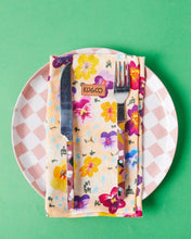 Load image into Gallery viewer, Pansy Linen 4P Napkin Set | Kip &amp; Co