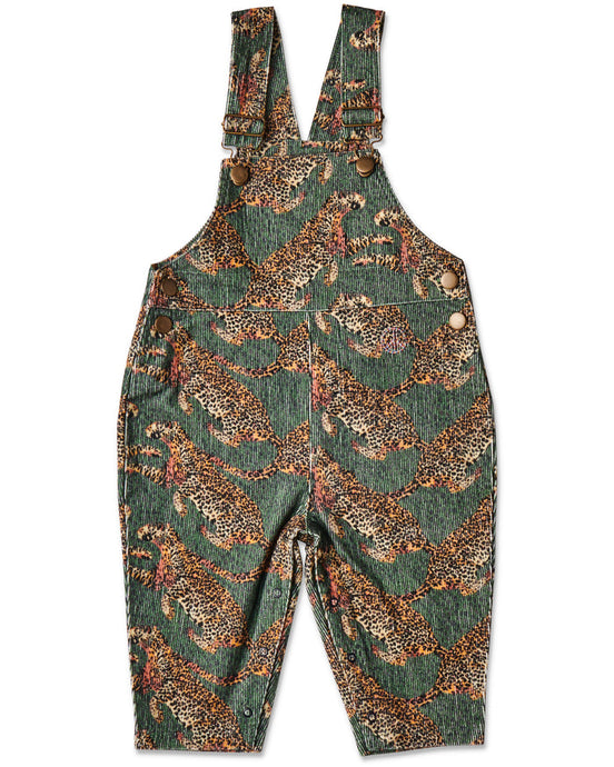 Cheetah Baby Corduroy Overalls | KIP & CO
