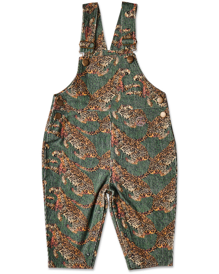 Cheetah Baby Corduroy Overalls | KIP & CO