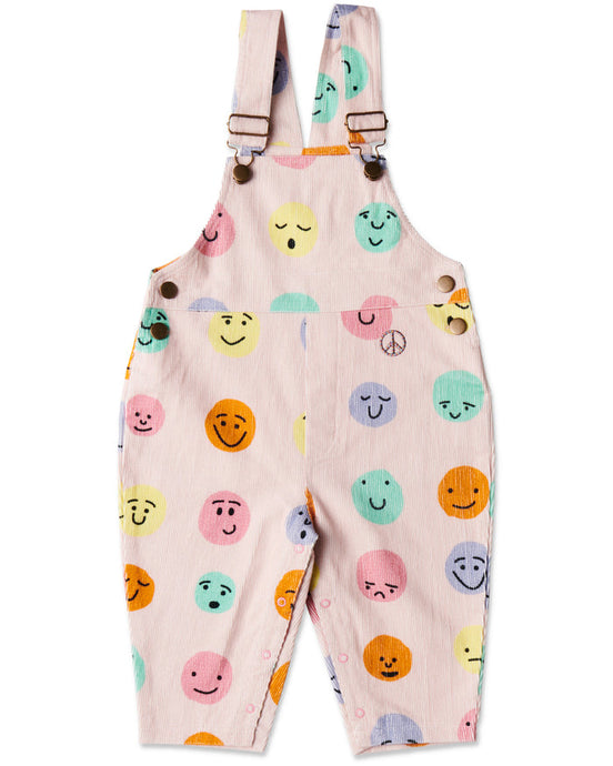 Feeling it Pink Baby Corduroy Overalls | KIP & CO