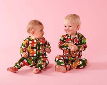 Load image into Gallery viewer, Gingerbread Long Sleeve Zip Romper | KIP &amp; CO