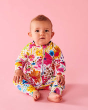 Load image into Gallery viewer, Field of Dreams Long Sleeve Zip Romper | KIP &amp; CO
