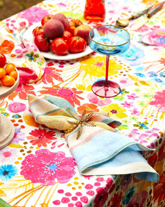 Field of Dreams in Colour Linen Tablecloth | KIP & CO