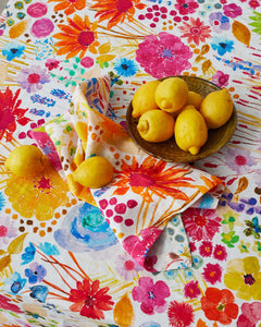 Field of Dreams in Colour Linen Tablecloth | KIP & CO