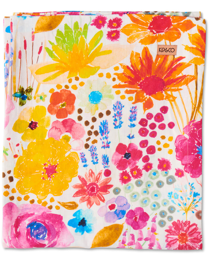 Field of Dreams in Colour Linen Tablecloth | KIP & CO