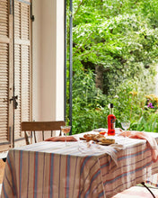 Load image into Gallery viewer, Maldives Stripe Linen Tablecloth One Size| Kip &amp; Co