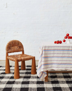 Maldives Stripe Linen Tablecloth One Size| Kip & Co