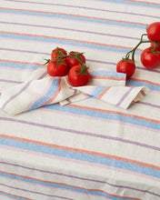 Load image into Gallery viewer, Maldives Stripe Linen Tablecloth One Size| Kip &amp; Co
