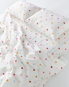 I Heart You Organic Cotton Quilt Cover - Kip & Co
