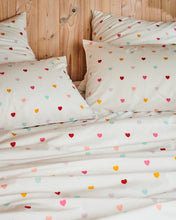 Load image into Gallery viewer, I Heart You Organic Cotton Pillowcases - Kip &amp; Co