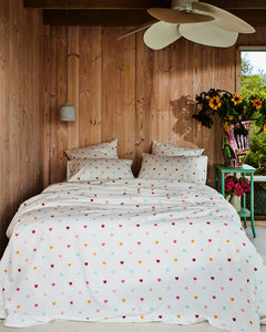 I Heart You Organic Cotton Quilt Cover - Kip & Co