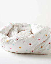 Load image into Gallery viewer, I Heart You Organic Cotton Quilt Cover - Kip &amp; Co