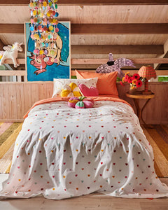 I Heart You Organic Cotton Quilt Cover - Kip & Co