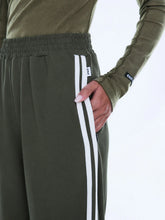 Load image into Gallery viewer, Valentina Stripe Pant Olive / Ena Pelly
