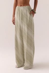 Vista Pant Olive Stripe / Sovere