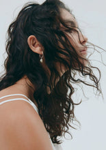 Load image into Gallery viewer, Mini Keshi Pearl Hoops Silver | Saint Valentine