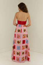 Load image into Gallery viewer, Primrose Dress, Strawberry Stamp | Palm Noosa