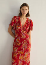 Load image into Gallery viewer, Calais Midi Dress Red / Auguste