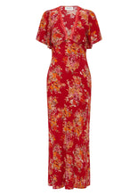 Load image into Gallery viewer, Calais Midi Dress Red / Auguste