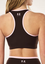 Load image into Gallery viewer, Stellar Sports Bra, Expresso/Chalk Pink | P E Nation