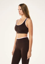 Load image into Gallery viewer, Stellar Sports Bra, Expresso/Chalk Pink | P E Nation