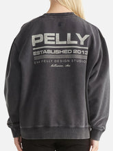 Load image into Gallery viewer, Lilly oversized sweater classic Logo Black / Ena Pelly