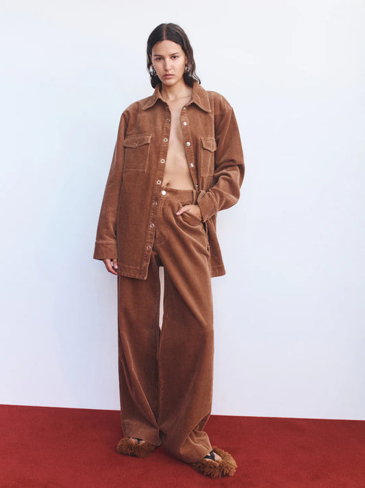 Max Cord Pants Tan / Hansen & Gretel