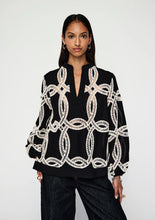 Load image into Gallery viewer, Livia Top Black and White / MOS the Label